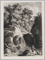KG 13643
<br/>
Waterval in een kloof bij Viterbo
<br/>
<em>Weirotter, François Edmund (1730-1771)</em>